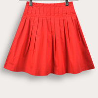 Poplin Pleated Skirt