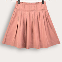 Poplin Pleated Skirt