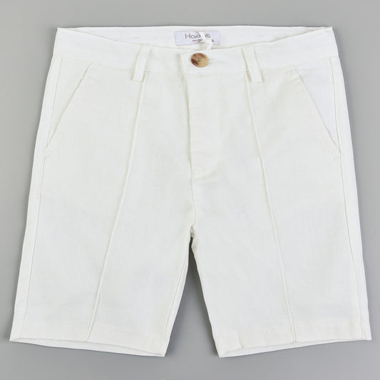 Hadas Linen Bermuda Shorts