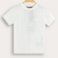 Melange Knit Basic Shirt