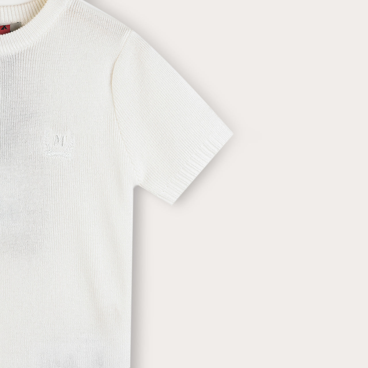 Melange Knit Basic Shirt