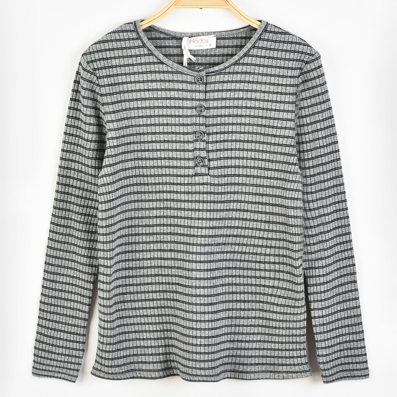 Hadas Henley Stripes Top