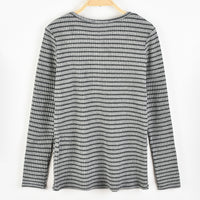 Hadas Henley Stripes Top