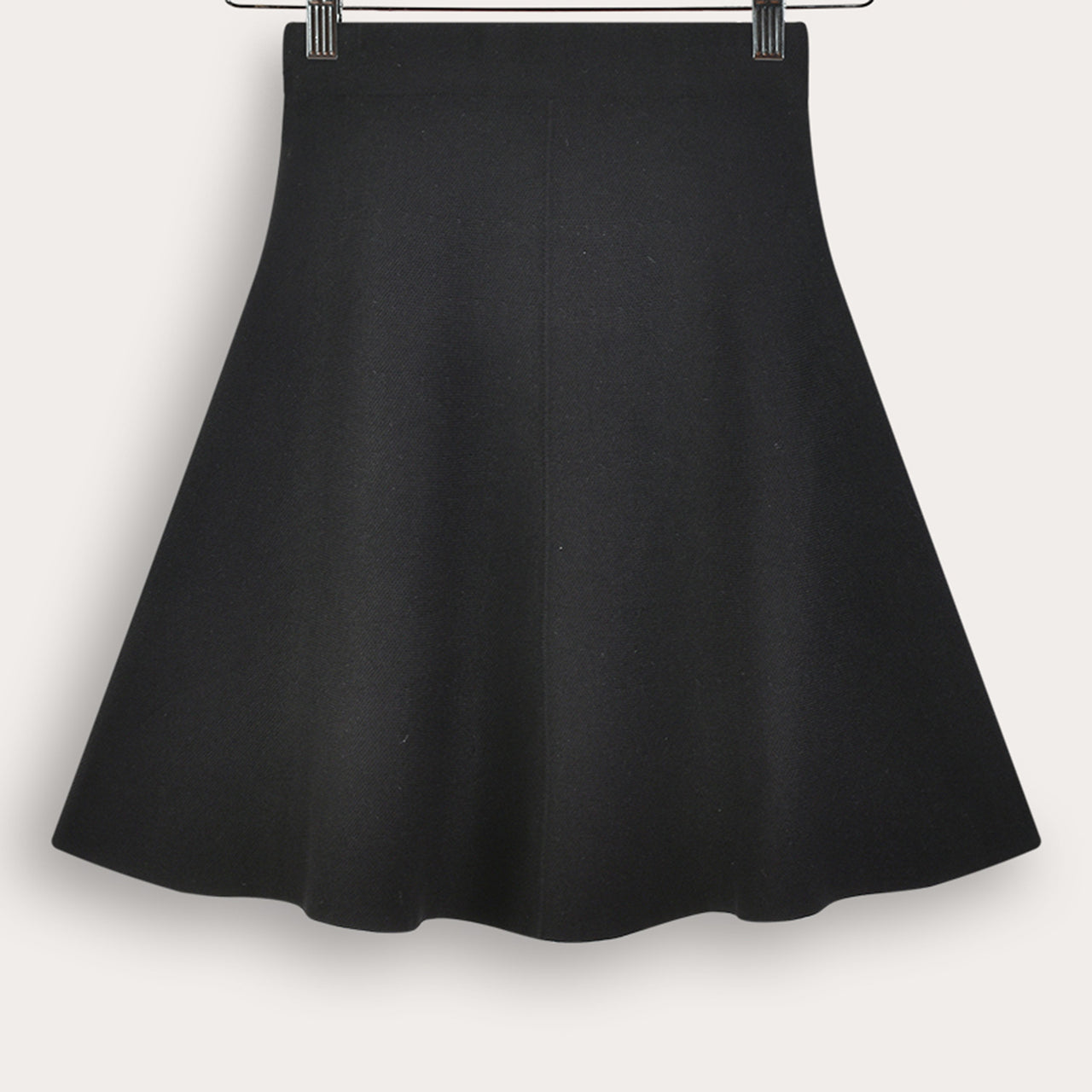 Melange Bell Knit Skirt