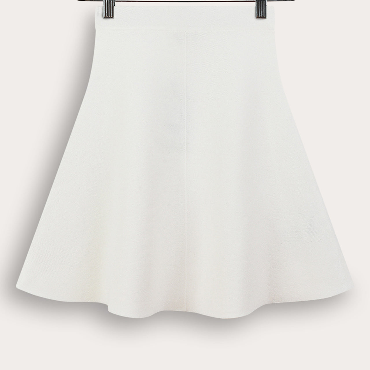 Melange Bell Knit Skirt