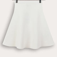 Melange Bell Knit Skirt