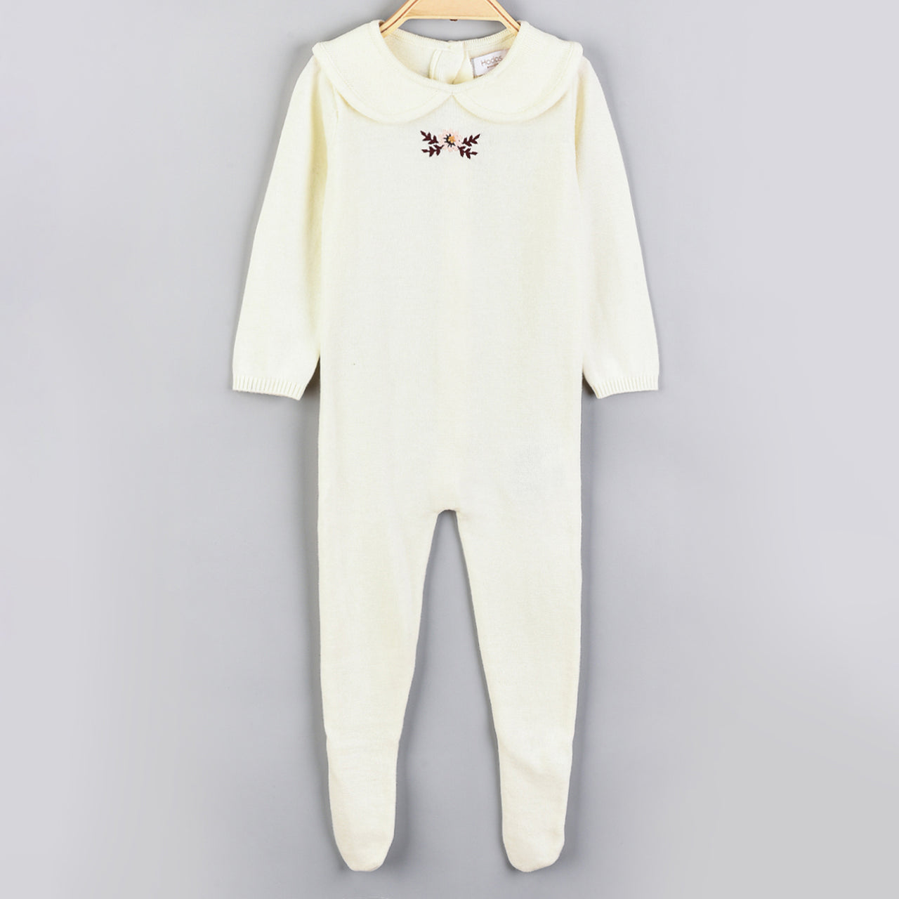 Hadas Baby Girls Rib Collar Stretchie