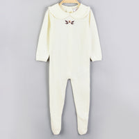 Hadas Baby Girls Rib Collar Stretchie
