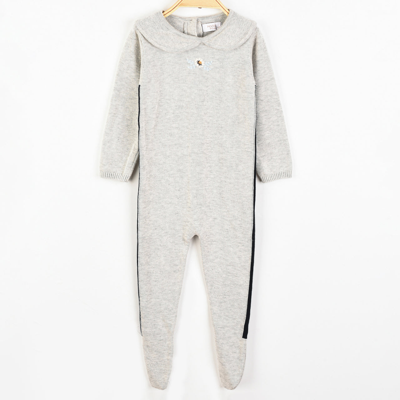 Hadas Baby Girls Rib Collar Stretchie