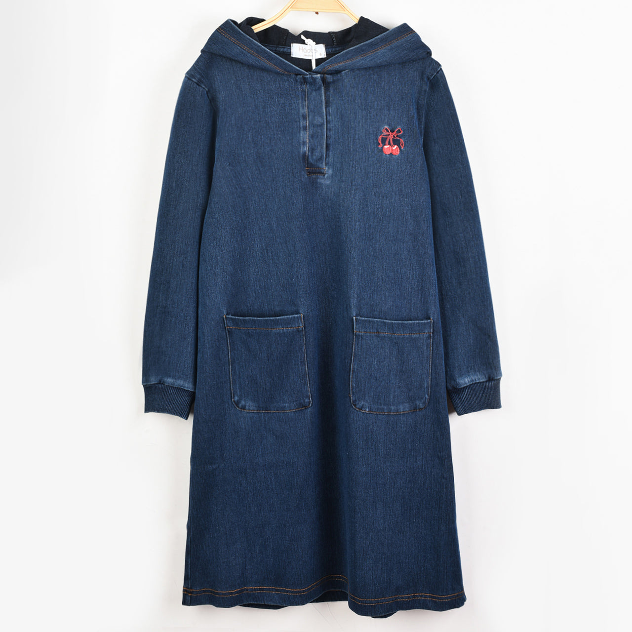 Hadas Denim Hoodie Dress Blue / 6