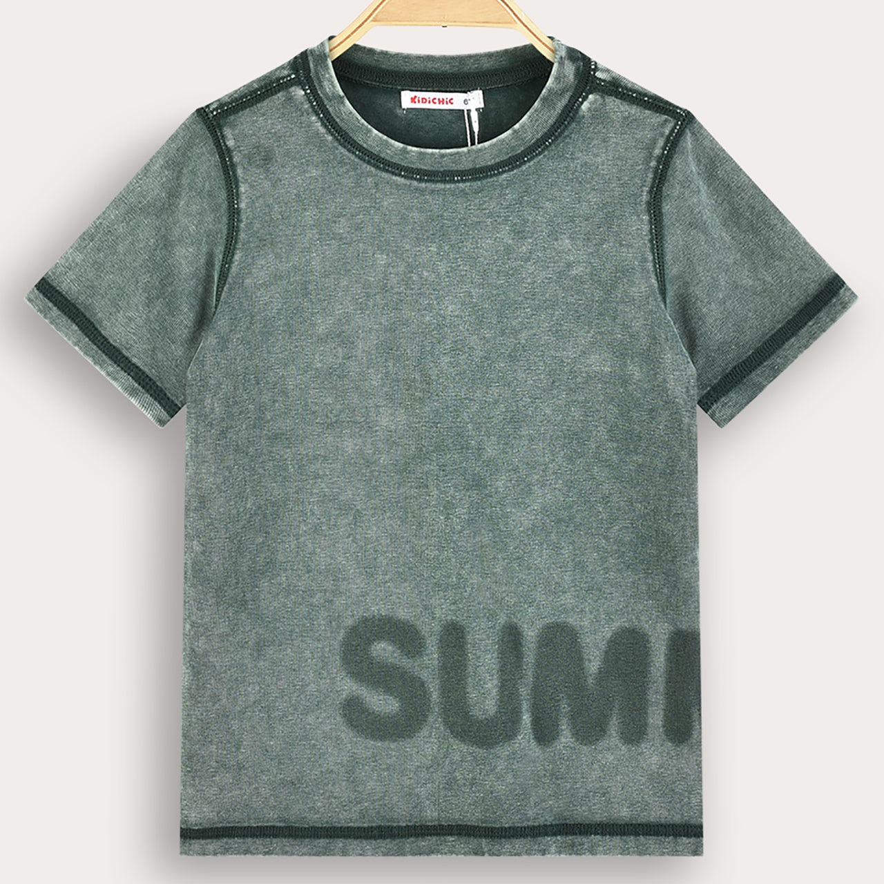 Wash Letter Shirt