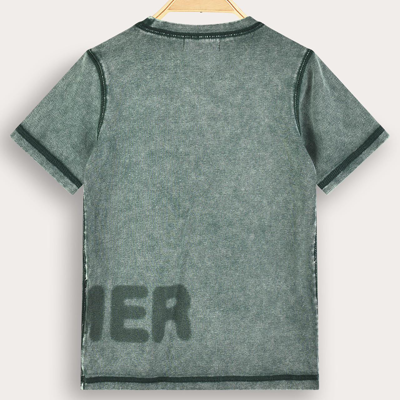 Wash Letter Shirt