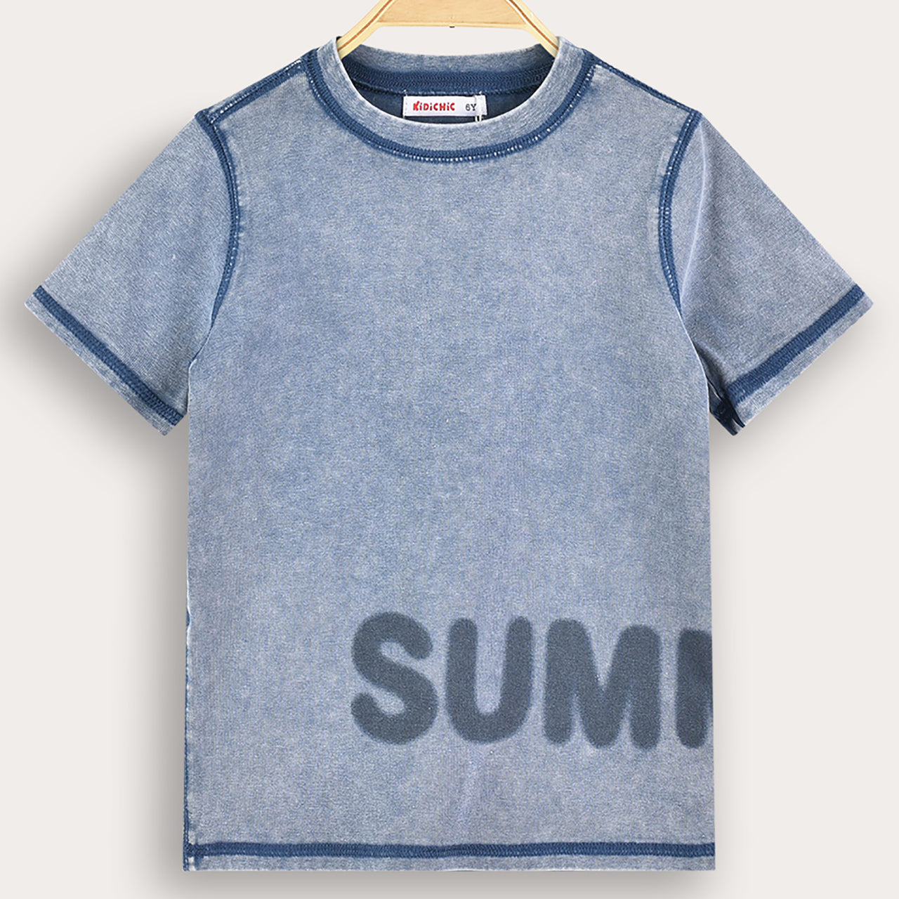 Wash Letter Shirt