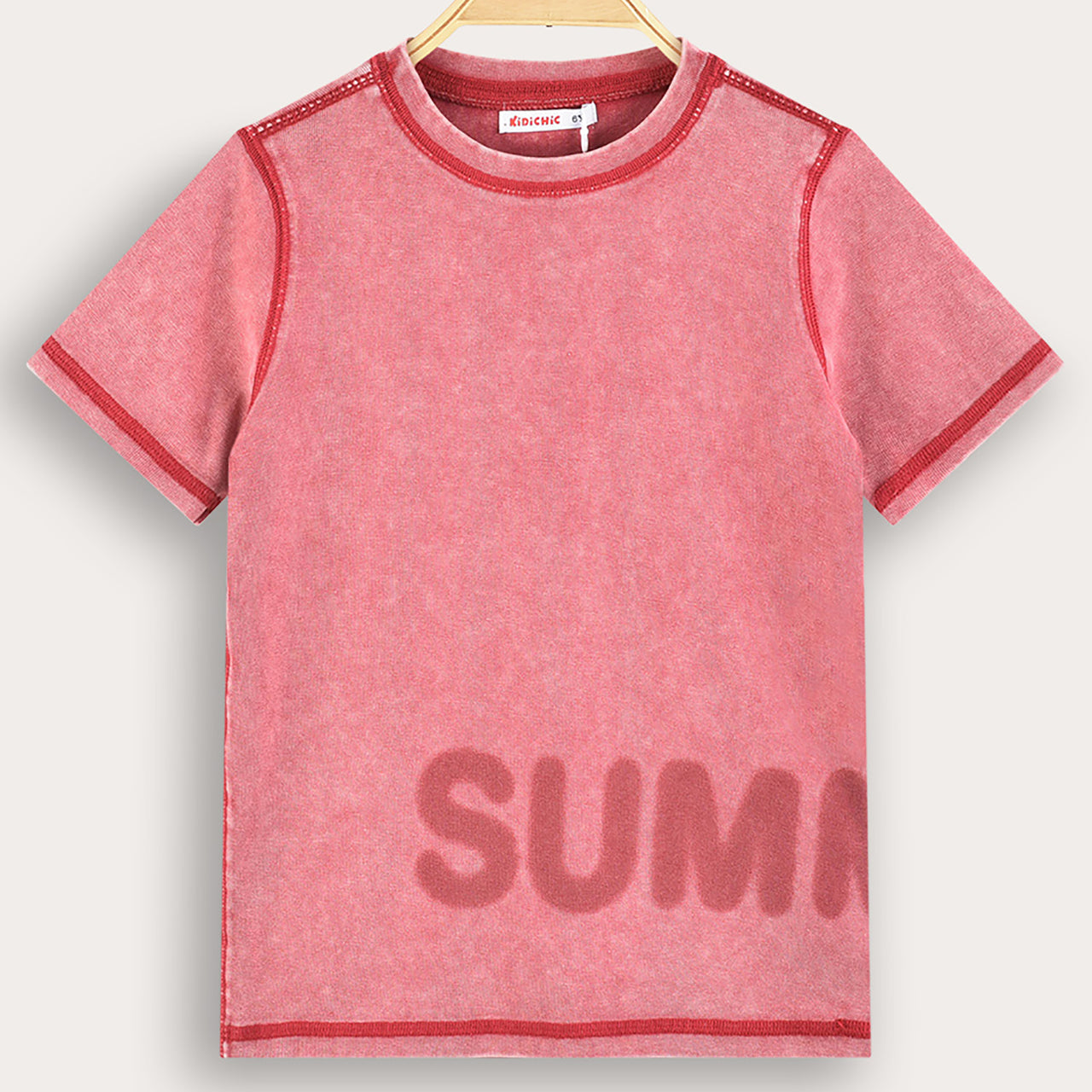 Wash Letter Shirt