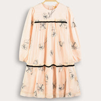 Flower Chiffon Dress