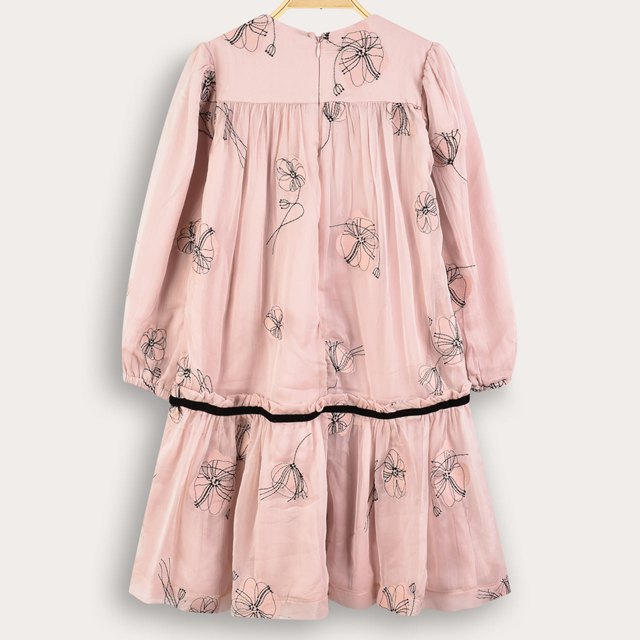 Flower Chiffon Dress