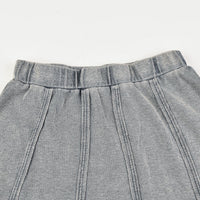 Melange Jeans Wash Skirt