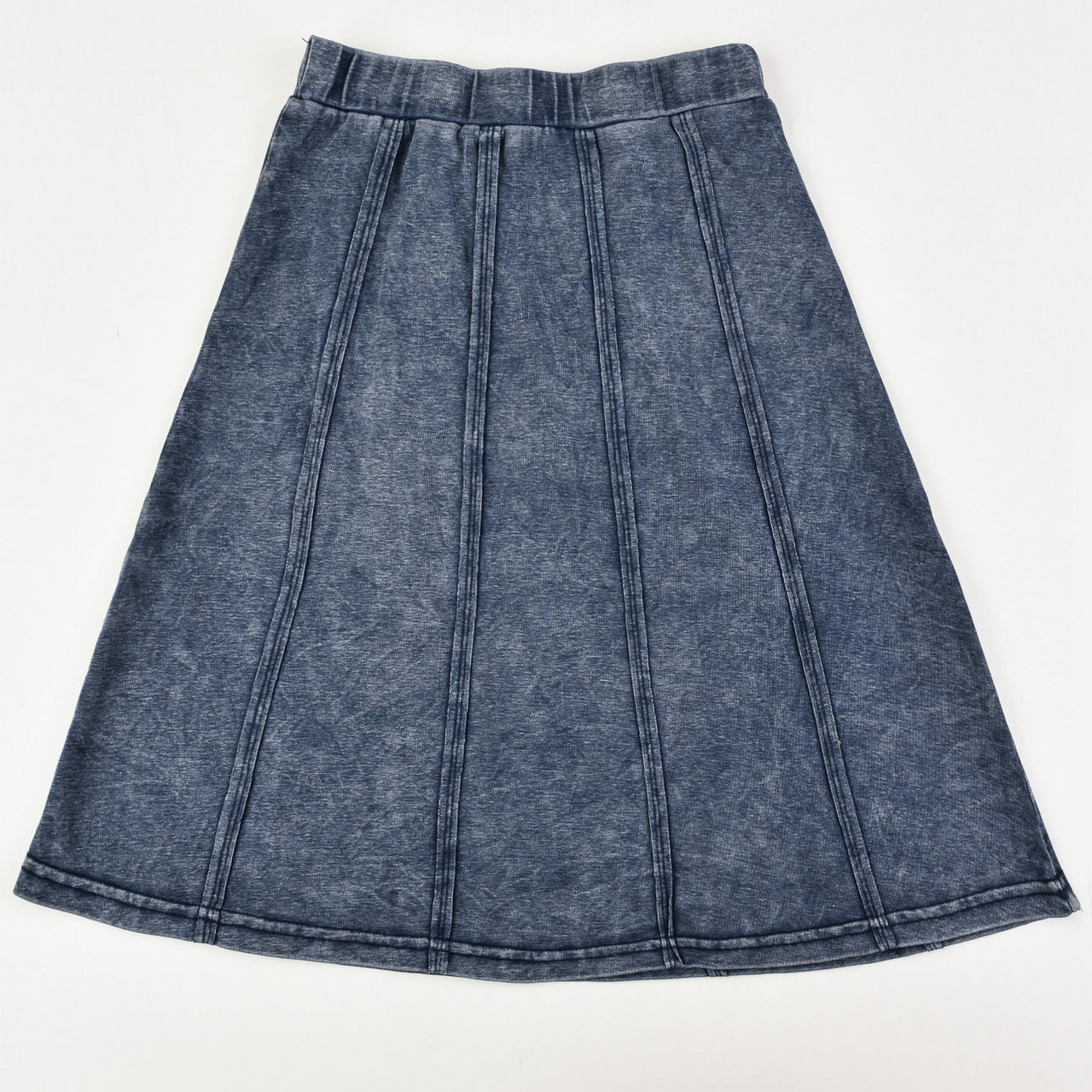 Melange Jeans Wash Skirt