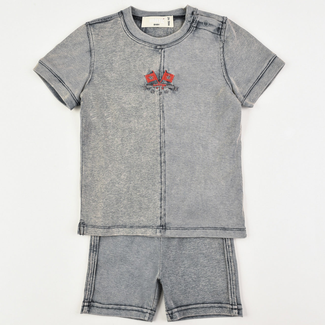 Melange Jeans Wash Baby Set