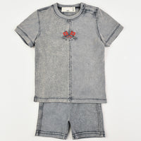 Melange Jeans Wash Baby Set