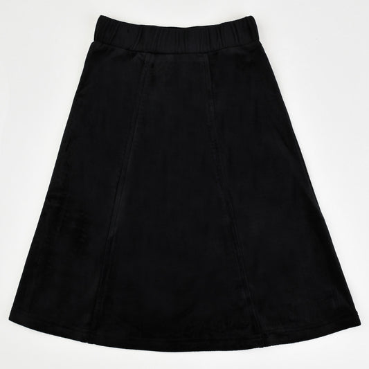 Melange Velour Skirt