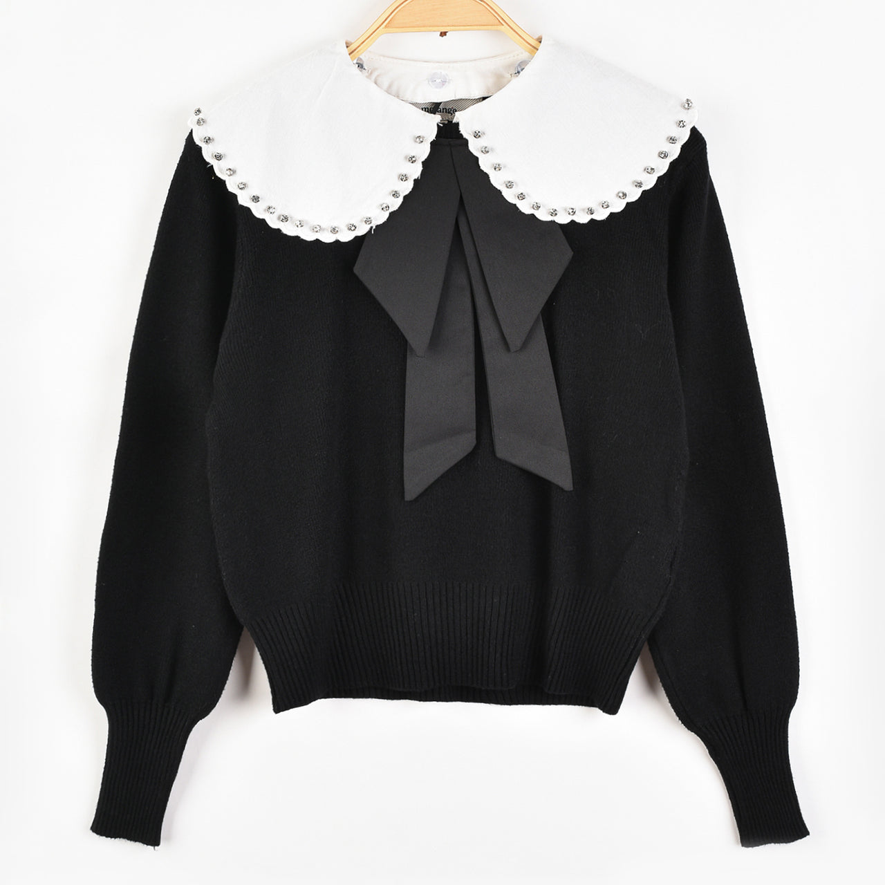 Melange Collar Sweater