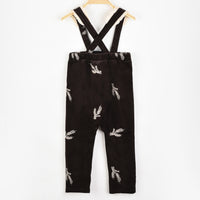 Hadas Baby Girl Velvet Overall