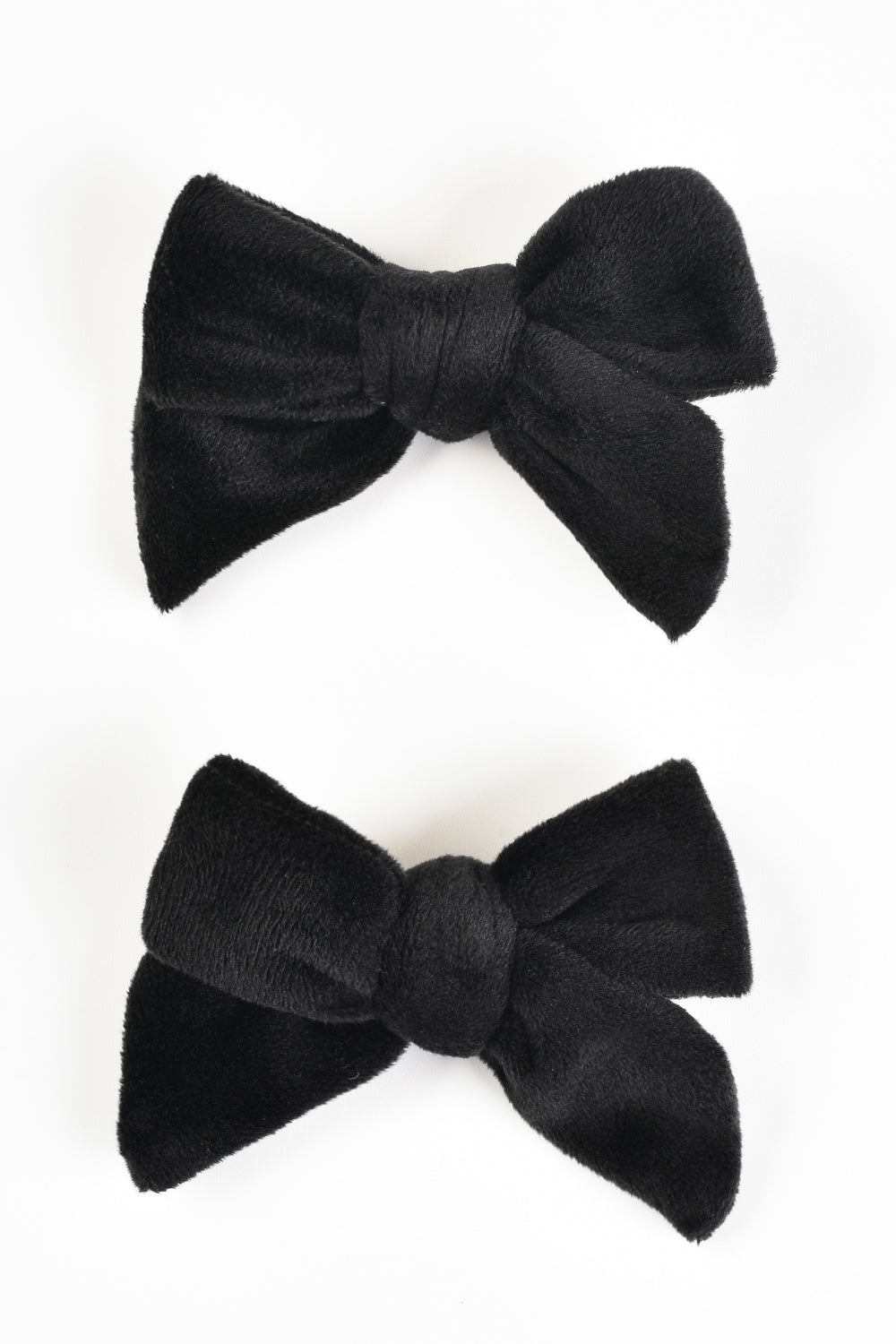 Hadas 2 PK Velour Bow Clip