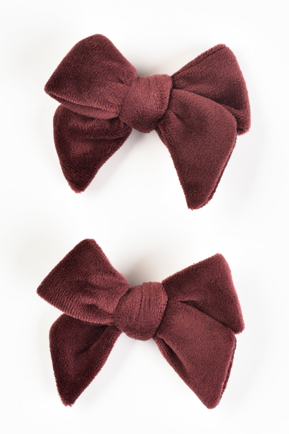 Hadas 2 PK Velour Bow Clip