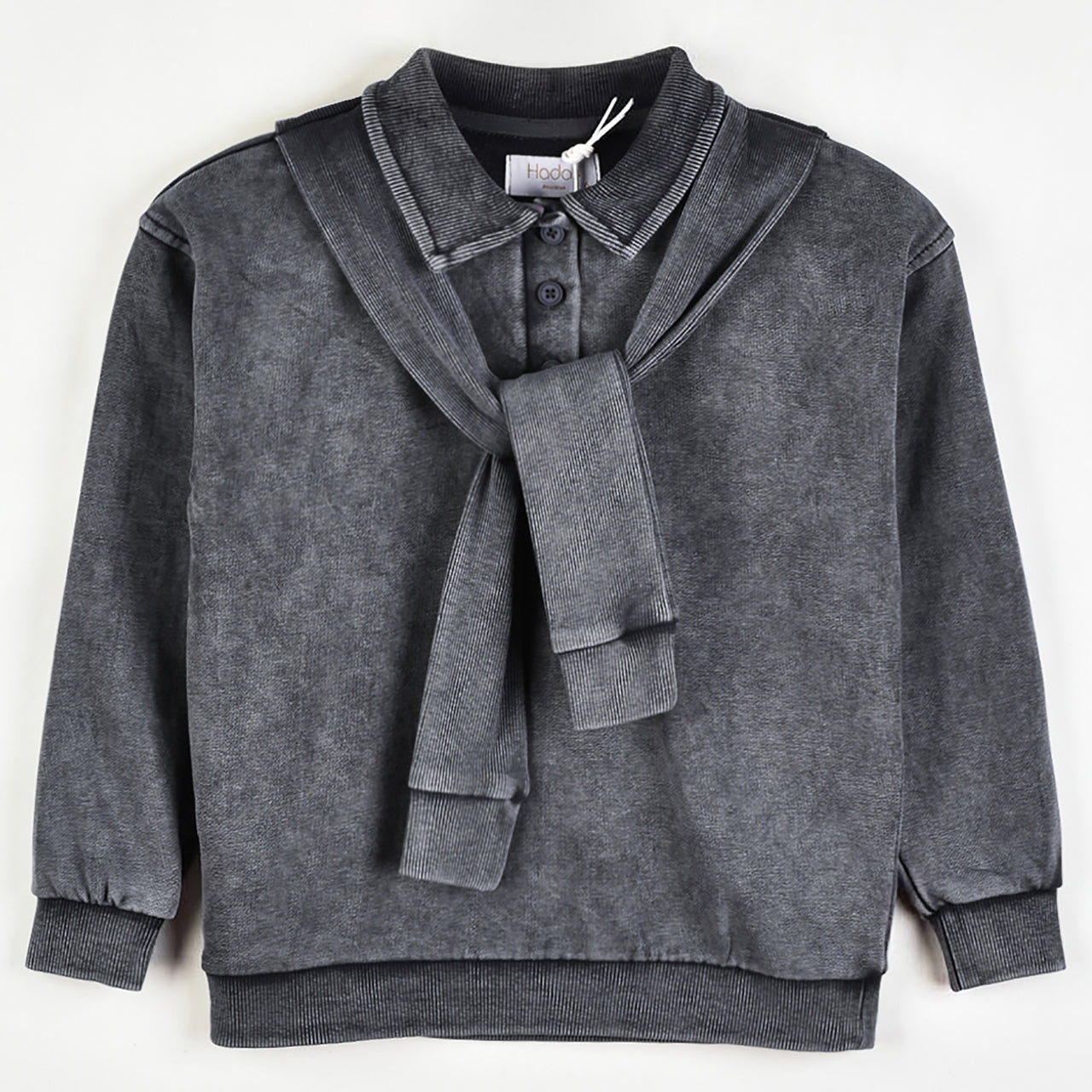 Hadas Rib Wash Collar Sweatshirt