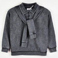 Hadas Rib Wash Collar Sweatshirt
