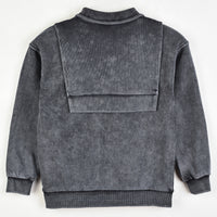 Hadas Rib Wash Collar Sweatshirt