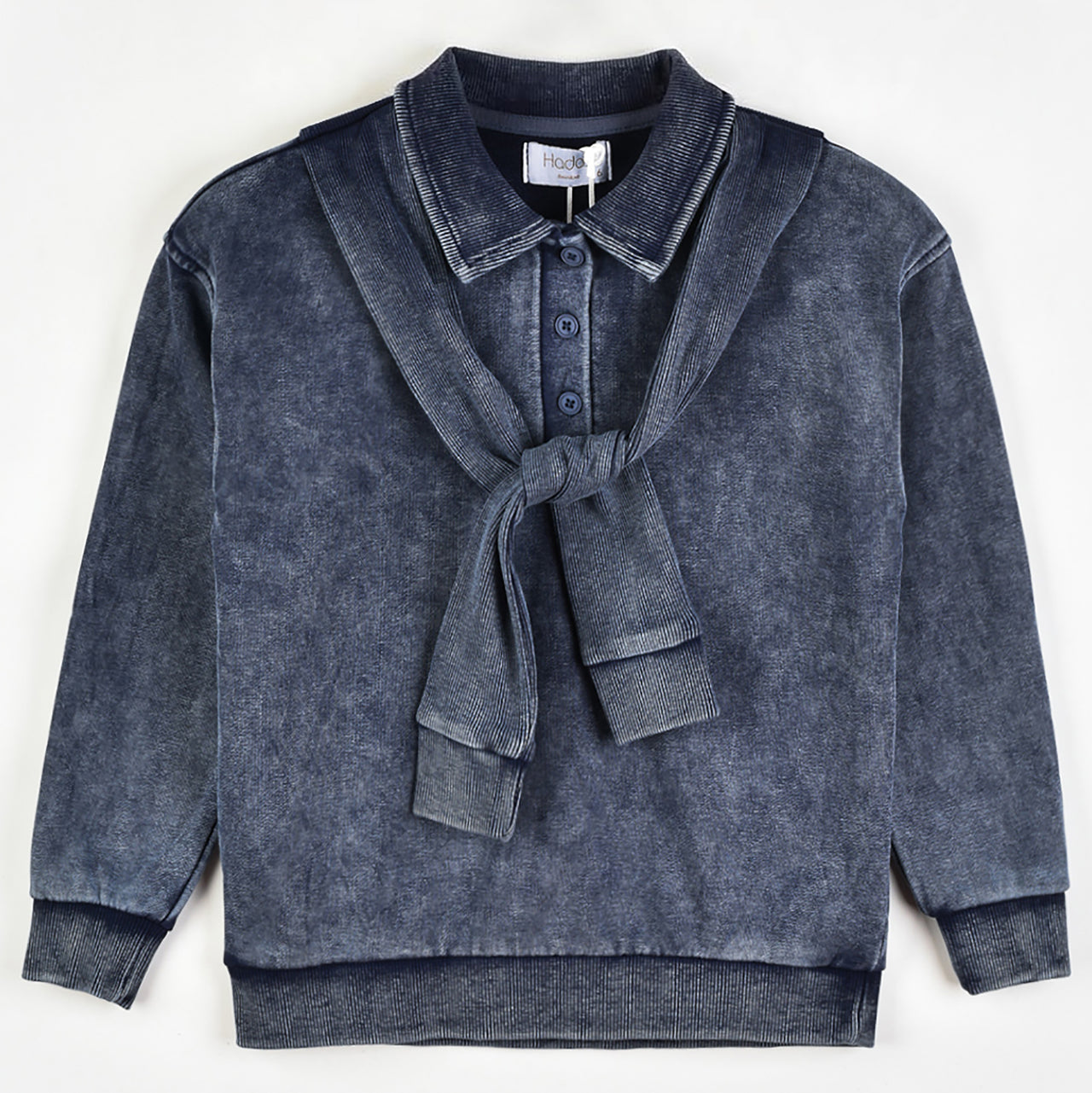 Hadas Rib Wash Collar Sweatshirt