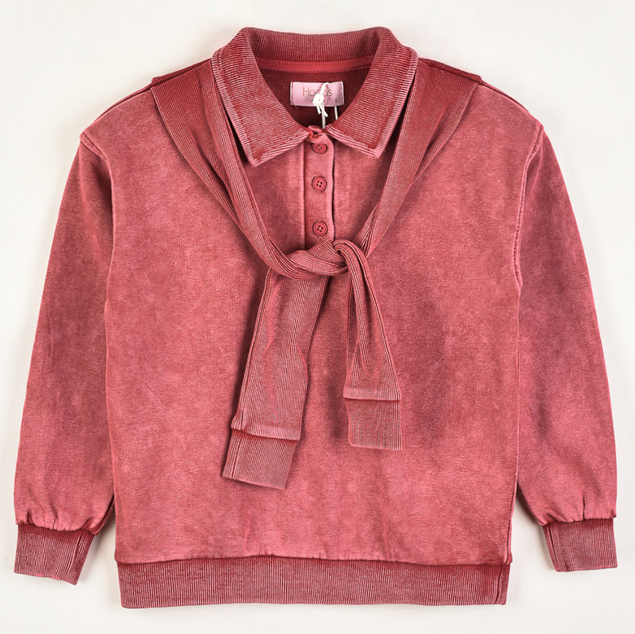 Hadas Rib Wash Collar Sweatshirt