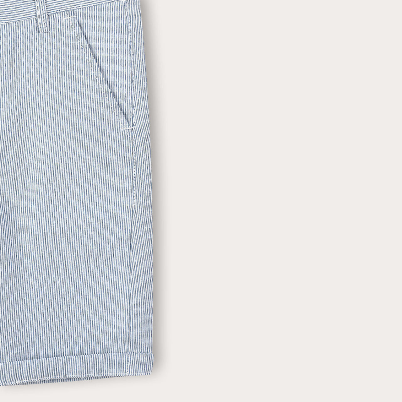 Melange Striped Shorts