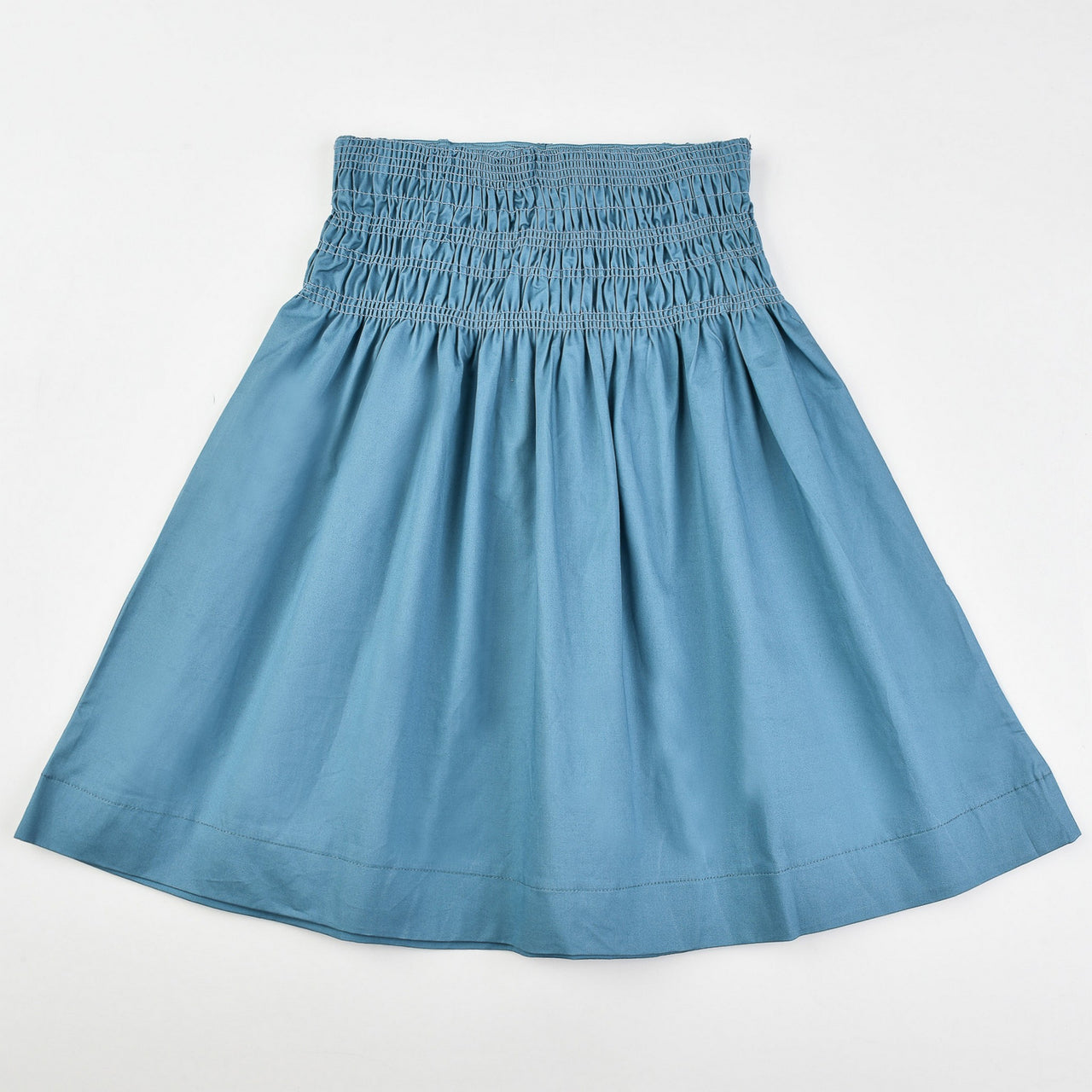 Smocking Poplin Skirt