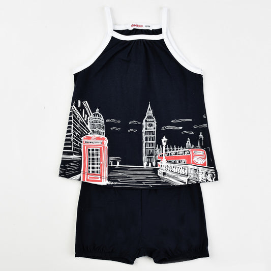 Baby Girl London Print Set