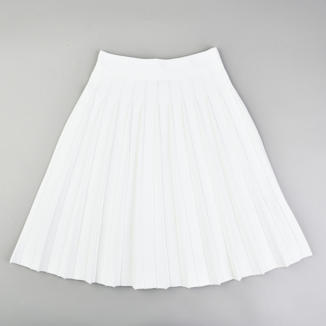 Melange Bell Knit Skirt