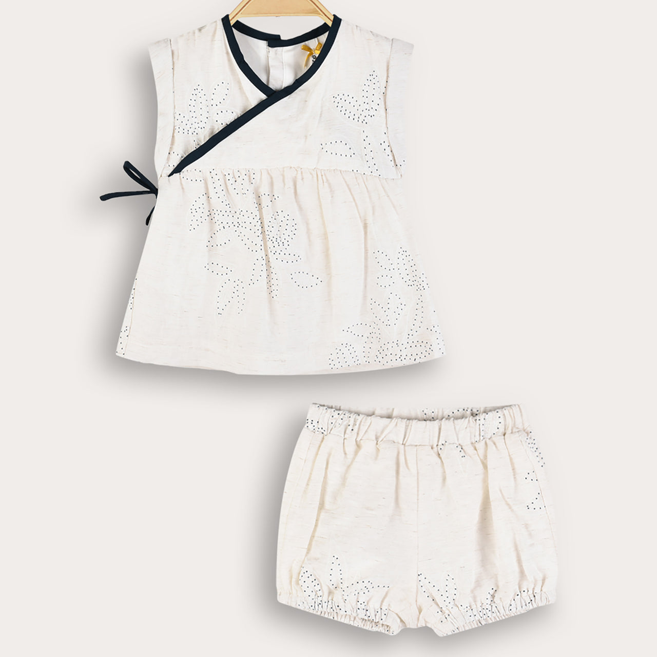 Chiffon Bow Baby Set
