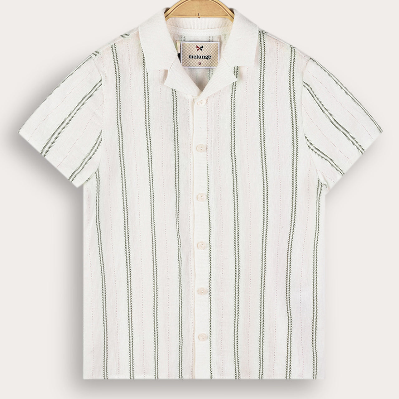 Melange Striped Shirt