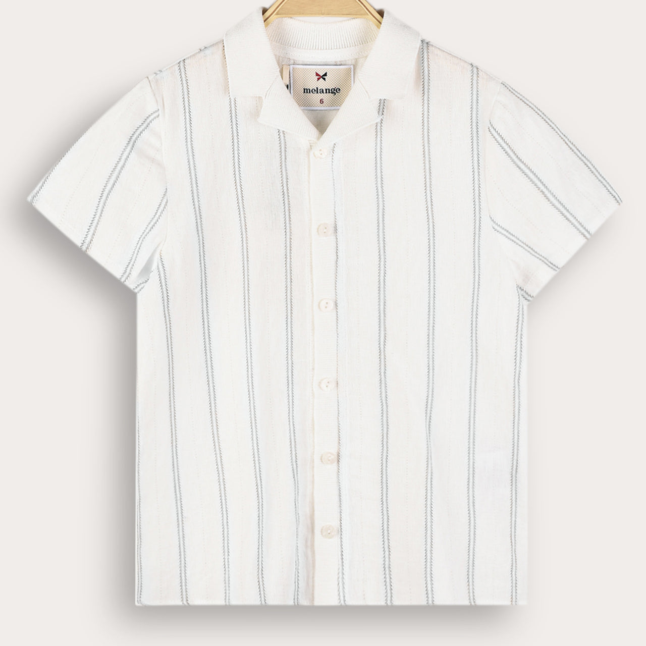 Melange Striped Shirt