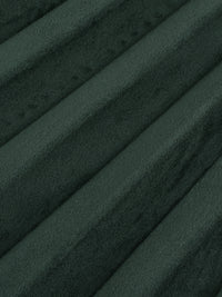 Melange Pleated Velour Skirt