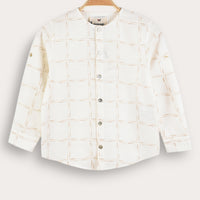 Melange L.S Print Shirt