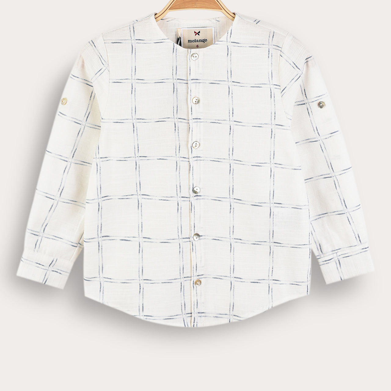 Melange L.S Print Shirt