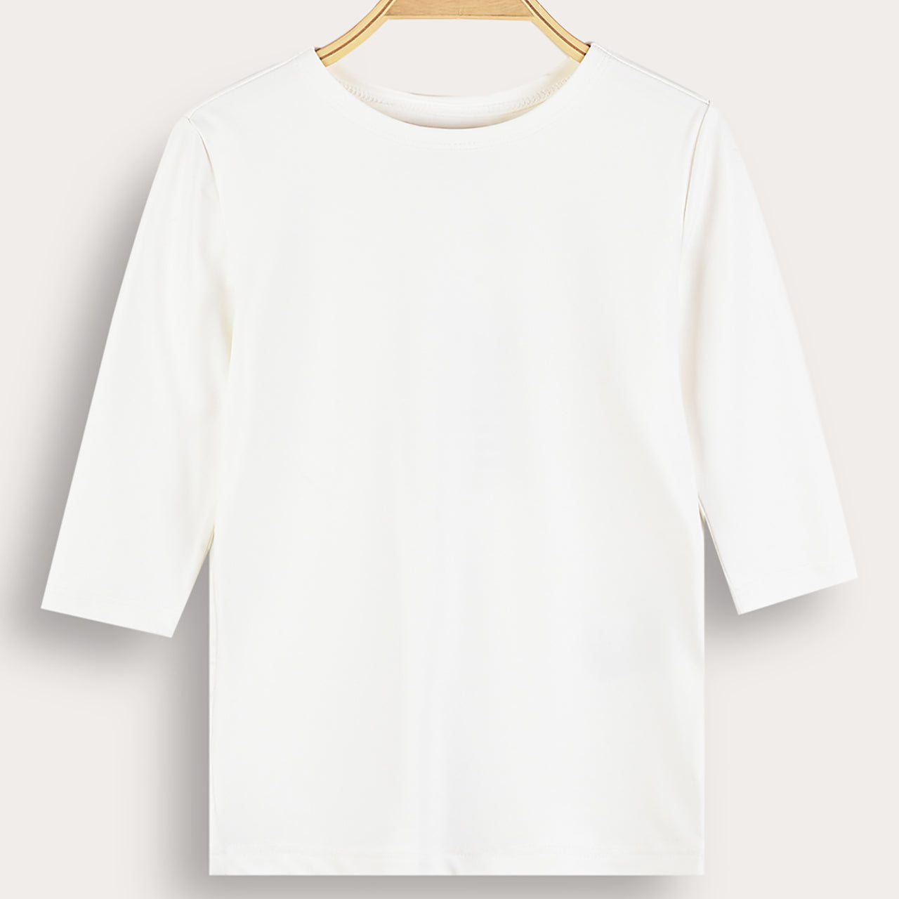 Melange Lycra 3/4 -Long Sleeve Shell