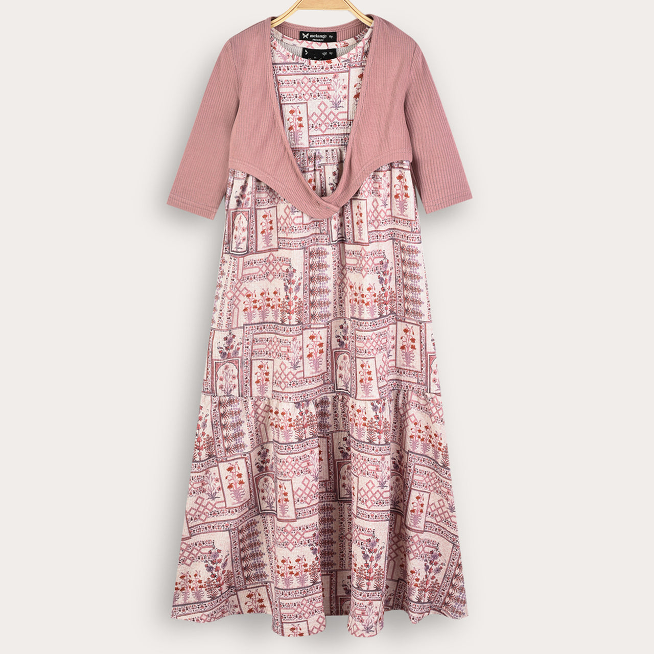 Melange Bolero Cardigan Robe