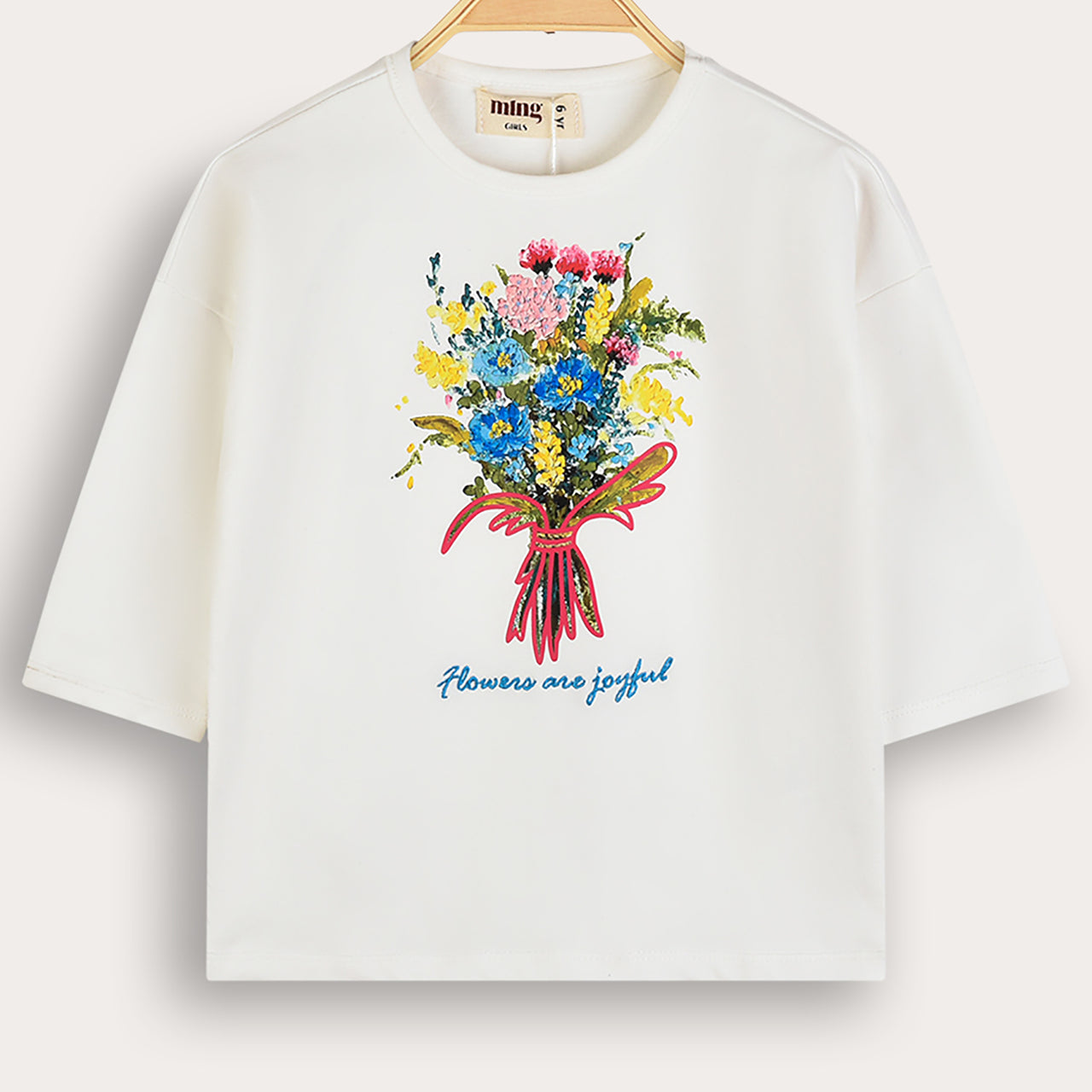 Melange Flower Print Shirt
