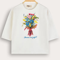 Melange Flower Print Shirt