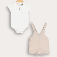 Melange Striped Baby Set