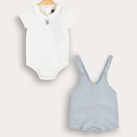 Melange Striped Baby Set